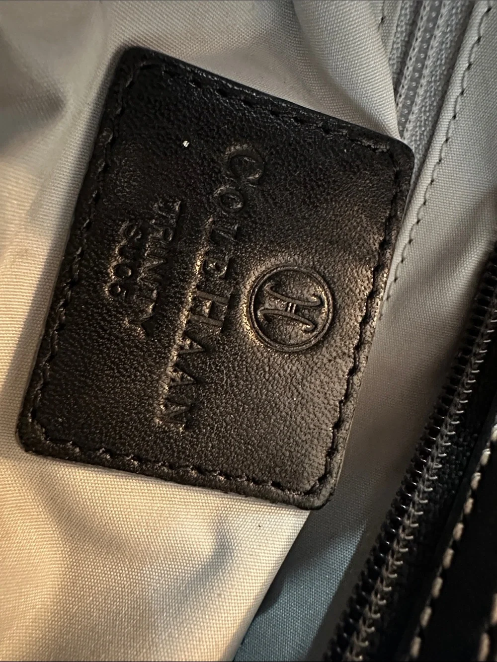 Cole Haan Trinity Black Leather Shoulder Bag Y2K Silver Buckle Hardware Purse - Picture 7 of 10